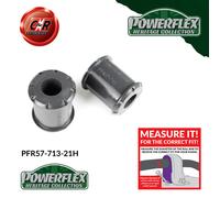 Powerflex Heritage Posteriore o,Spazzole 21mm per Porsche 928 (78-95)
