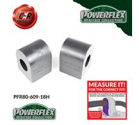 Powerflex Heritage Posteriore o,Supporti 18mm per Vauxhall Manta B 82-88