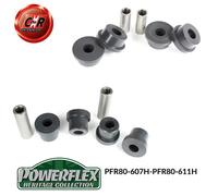Powerflex Heritage Posteriore Panhard + Centrale Sostegno Montante per Opel