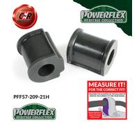 Powerflex Heritage Rrarb Spazzole 21mm per Porsche 911 Epoca 77-86 PFF57-209-21H