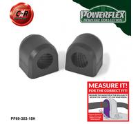 Powerflex Heritage Rr ARB-Chass Bushes 15Mm Per Legacy BD, BG 93-99 PF69-303-15H