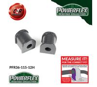 Powerflex Heritage Rr ARB Mnt Bushes 12Mm Per Mazda MX-52 NB 98-05 PFR36-115-12H