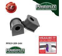 Powerflex Heritage RR o, Spazzole 14mm per Sierra 3Dr RS500 86-88 PFR19-209-14H