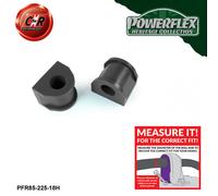Powerflex Heritage RR o, IN Spazzole 18mm Per VW Golf MK3 2WD 92-98