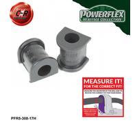 Powerflex Heritage RR o, Spazzole 17mm per BMW 5 Series E28 (82-88) PFR5-308-17H