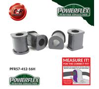 Powerflex Heritage Rrarb Spazzole 16mm per Porsche 911 Epoca 69-73 PFR57-412-16H