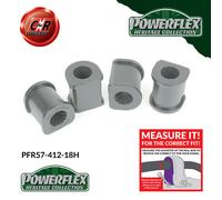 Powerflex Heritage Rrarb Spazzole 18mm per Porsche 911 Epoca 74-77 PFR57-412-18H
