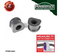 Powerflex Heritage RR o, Esterno Supporti 18.5mm Per VW Golf MK2 4WD 85-92