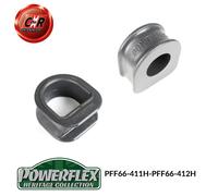 Powerflex Heritage Sterzo Cremagliera Rotondo + Piatto Fondo Supporti PFF66-411H