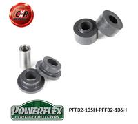 Powerflex Heritage Sterzo Umidità Spazzole Occhio + Perno End per Land Rover