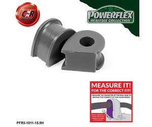 Powerflex Heritage Supporti ARB 15.5mm Per Audi UR Quattro 80-84 PFR3-1011-15.5H