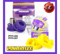 Powerflex Inferiore Motore Piccola + Basso Grande Inserti per Mini R56/57 Gen2