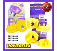Powerflex Motore & Gbox Mnt Inserti Per Civic Mk7 + Type R 01-05 PFF25-312/313/