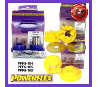 Powerflex Motore Supp Brkt Sml Mnt & Superiore Mnt + Gbox Inserto Per Mini 00-04