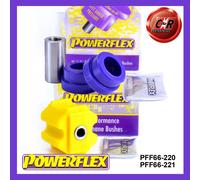 Powerflex Motore Torq Asta Spazzole Manuale Benzina per 9-5 00-10 PFF66-220