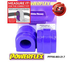 Powerflex Multi Linkfrarb Spazzole 21.7mm Per AudiA3/S3 Mk3 8V 13on