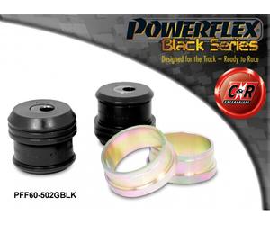 Powerflex Neri FrArm RrBushes NoLift+Caster Per Megane2 02-08 PFF60-502GBLK