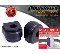 Powerflex Nero Bracci Ant. ARB 22,5mm Per BMW Serie 1 xD 11- PFF5-1903-22.5BLK