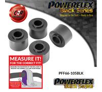 Powerflex Black Anteriore Bielletta per Barra Antirollio Spazzole per Saab 9000