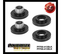 Powerflex Nero Eng + Gbox StayMnt Bushes Per Saab 96 60-79 PFF66-413BLK/413BLK