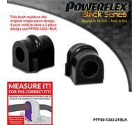 Powerflex Nero F.ARB Bushes 21Mm 1Pz Per Astra Mk5 04-10 Pff80-1303-21Blk
