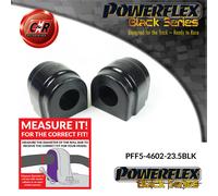 Powerflex Black Fr o, Spazzole 23.5mm per BMW Z4 E85 E86 03-09 PFF5-4602-23.5BLK