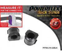 Powerflex Black Anteriore o,Esterno Supporti 22mm Per VW Caddy Mk1 85-96
