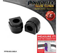 Powerflex Black Anteriore o,Spazzole 24mm Per VW T-Roc 2018 Su PFF85-803-24BLK