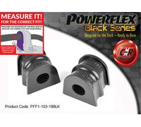 Powerflex Nero Fr ARB-Chassis Bushes 18Mm Per Alfa Alfasud 81-89 PFF1-103-18BLK