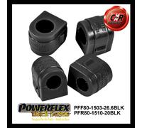 Powerflex Nero Fr Bushes ARB 26.6Mm + Bushes Rr ARB 20Mm Per Buick Regal5 11-17
