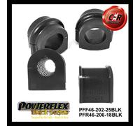 Powerflex Nero Fr Mnt 25Mm + Rr Molle 18Mm Compatibile Con 200SX S14 E S15