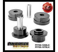 Powerflex Nero Fr Mnt Motore + Fr Mnt Bulkhead 36Mm Per 850 S70 V70 91-00