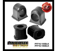 Powerflex Nero FrARB In + Out Mnti Per Uno + Turbo (83-95) PFF16-105BLK/106BLK