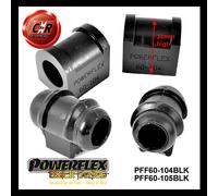 Powerflex Nero FrARB Out + In Mnts 23Mm Per 5 GT Turbo 85-91 PFF60-104+5BLK