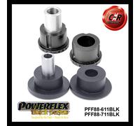Powerflex Nero FrLowEngMnt Sml + FrLowTieBarLrg Cuscinetti Per V70-Mk2 5Cyl Nero