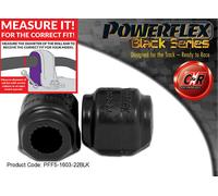 Powerflex Nero Frt ARB Bushes 22Mm Per BMW E21 3 Serie (75-78) PFF5-1603-22BLK