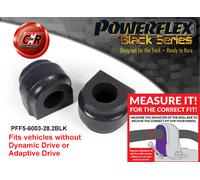 Powerflex Nero Frt ARB Bushes Per 6 Series Coupe / Cab 11-18 PFF5-6003-28.2BLK