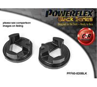 Powerflex Nero LwrEngMnt Inserto Per Megane2 + RS 225 R26 Cup 02-08 PFF60-820BLK
