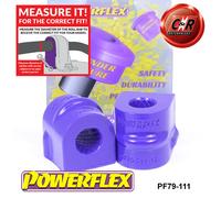 Powerflex Nero Posteriore Bronzine Barra Antirollio 18mm Per Tvr T350 PF79-111