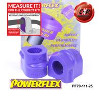 Powerflex Black Serie RR Bronzine Barra Antirollio 25mm per Tvr Cerbera