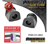 Powerflex Nero RrARB Mnts In 18 Per Vauxhall Cavalier 2WD 89-95 PFR80-415-18BLK