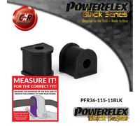 Powerflex Nero Rr ARB Supporti Mnt 11Mm Per Mazda MX-5 Mk2 98-05 PFR36-115-11BLK