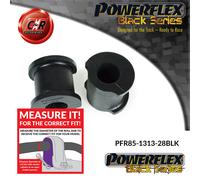 Powerflex Nero RrARB Bushes-Arm 28Mm Per VW T6 Transporter 15- PFR85-1313-28BLK