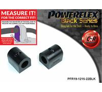 Powerflex Nero RrARB-Chass 22Mm Bushes Per Ford Focus2 RS 05-10 PFR19-1215-22BLK