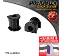 Powerflex Black Rrarb Mnt Boccola 15.5mm Per BMW E30 3Series 82-91