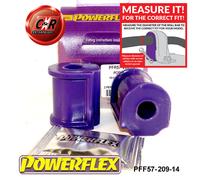 Powerflex Posteriore Bronzine Barra Antirollio 14mm per Porsche 944 (82-85)