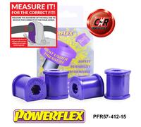 Powerflex RR Rollio Bronzine Barra 15mm per Porsche 911 Epoca 69-73 PFR57-412-15