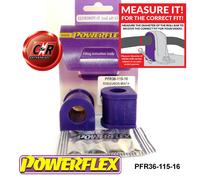 Powerflex Posteriore Bronzine Barra Antirollio 16mm per Mazda RX-8 (2003-2012)