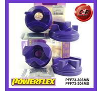 Powerflex Posteriore Motore E Scatola Cambio Ant. Bush Inserti Pista per Veloce