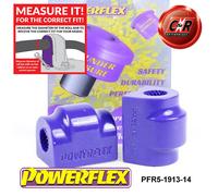 Powerflex Rrarb Spazzole 14mm Per BMW F20,F21 1 Serie Xdrive 2011 - PFR5-1913-14